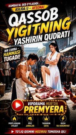 Qassob yigitning yashirin qudrati (uzbek tilida drama) 1-2-3-4-5-10-20-30-40-50-70-80-90 Qism Koreya seriali Barcha qismlar 2026 HD skachat
